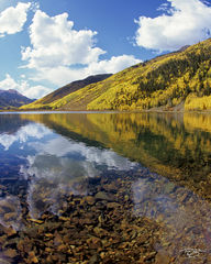 Autumn at Crystal Lake - portrait orientation