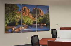office installation, office staging, interior design, interior decorating, sample installation
