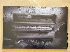'The Piano' - 20x30 Dye Infused RAW aluminum