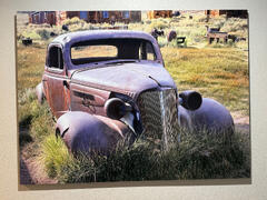 40x54 - The Forgotten Coupe - Dye Infused RAW Aluminum