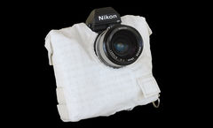 NASA Nikon F3 EVA small camera dressed in the second variant of its EVA Thermal Blanket
