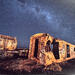 Derailed - 20x30 Dye Infused RAW Aluminum