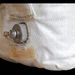 Closeup of the remote socket of the NASa Nikon F3 thermal blanket