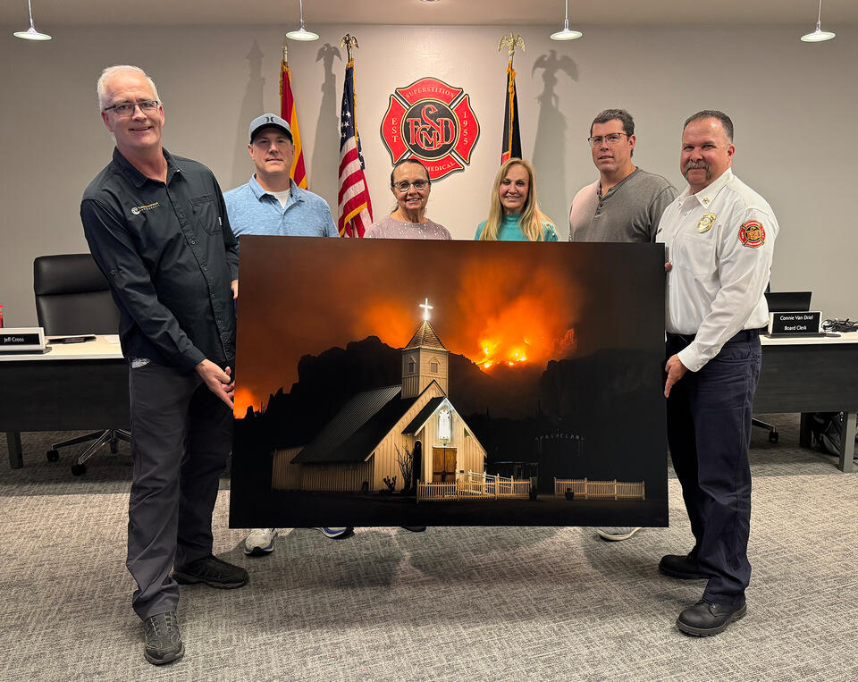 Heaven & Hell presented to the Superstition Fire & Medical District