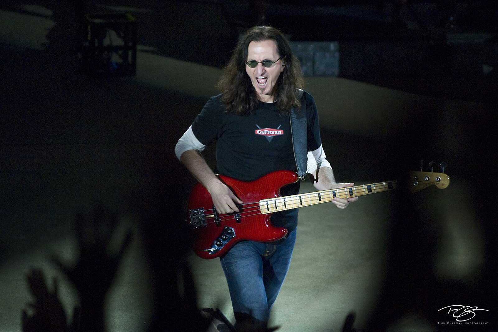 Adoration Geddy Lee performs 'Working Man' for an enthusiastic and appreciative crowd