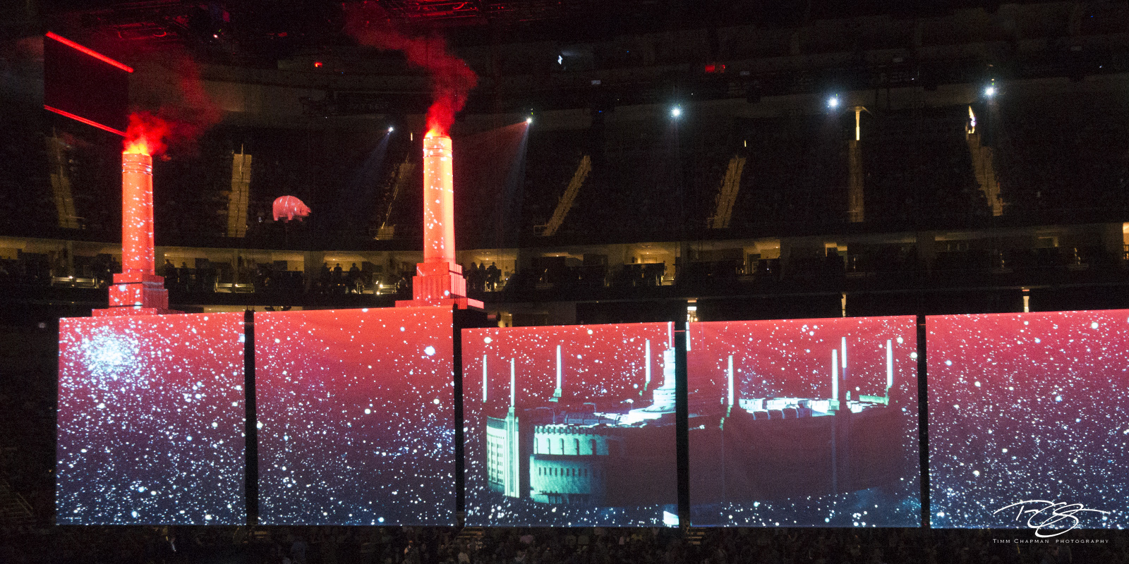 Battersea Projection A Multimedia series of projections bring to life the Battersea Power Station (from Pink Floyd's Animals album cover), suspended...