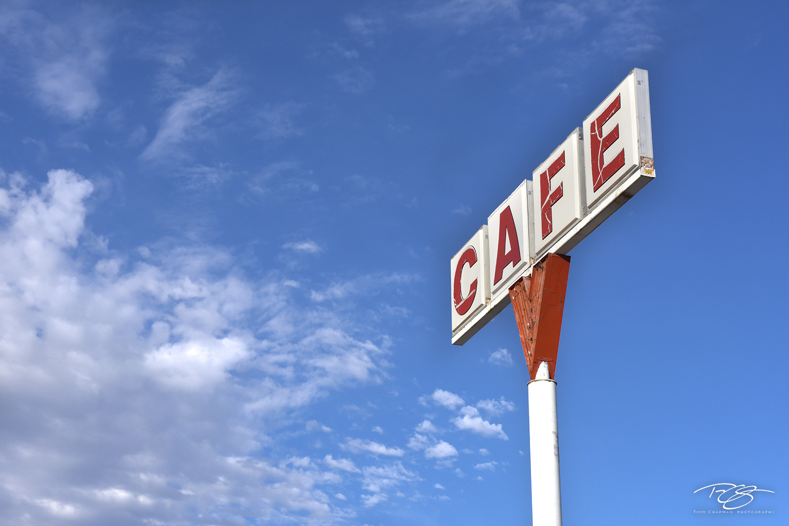 The Cafe - landscape orientation The Roadside Diner - a welcome sign signaling a rest stop for hungry travelers needing a break from the road. In a world filled...