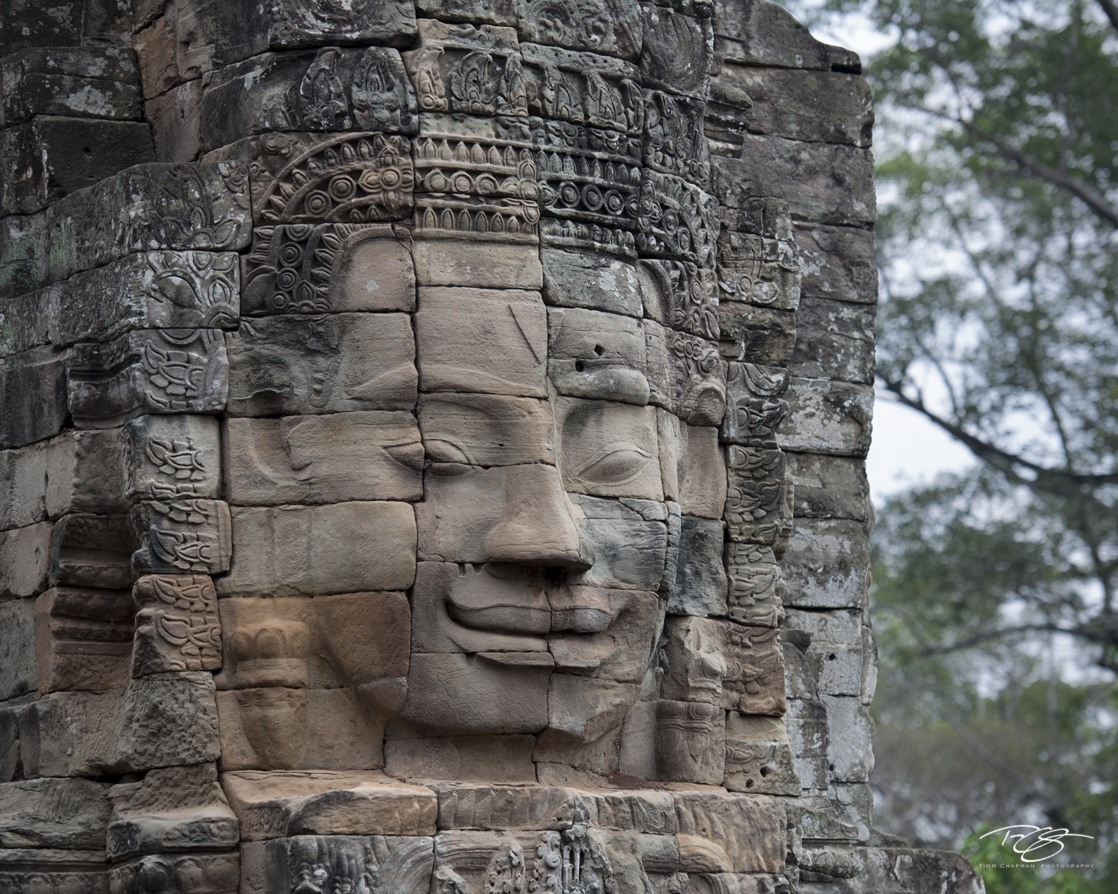 Chilling All is right with the world according to this placid, solemn Buddha
