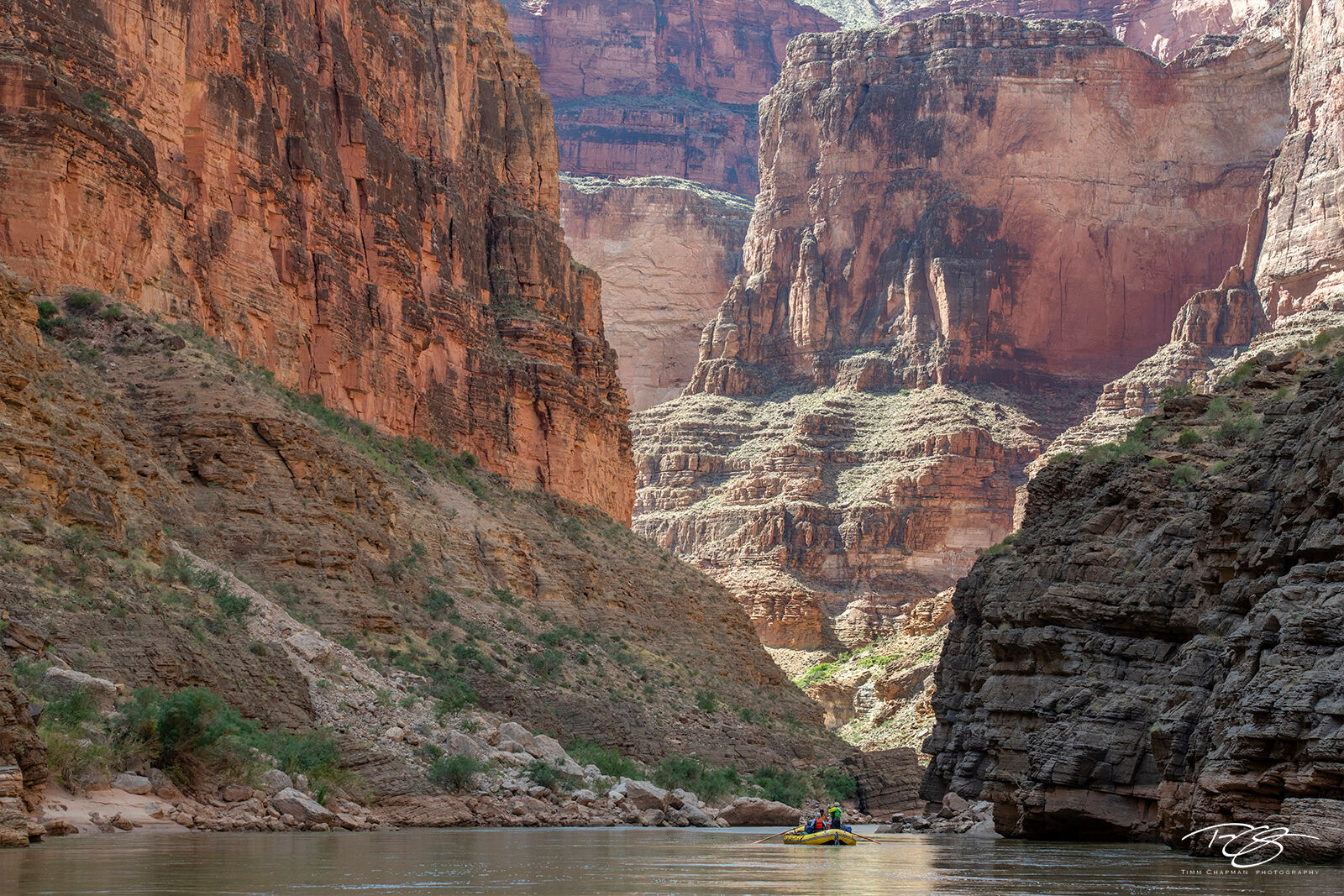 Rafters are humbled by the immensity of Grand Canyon