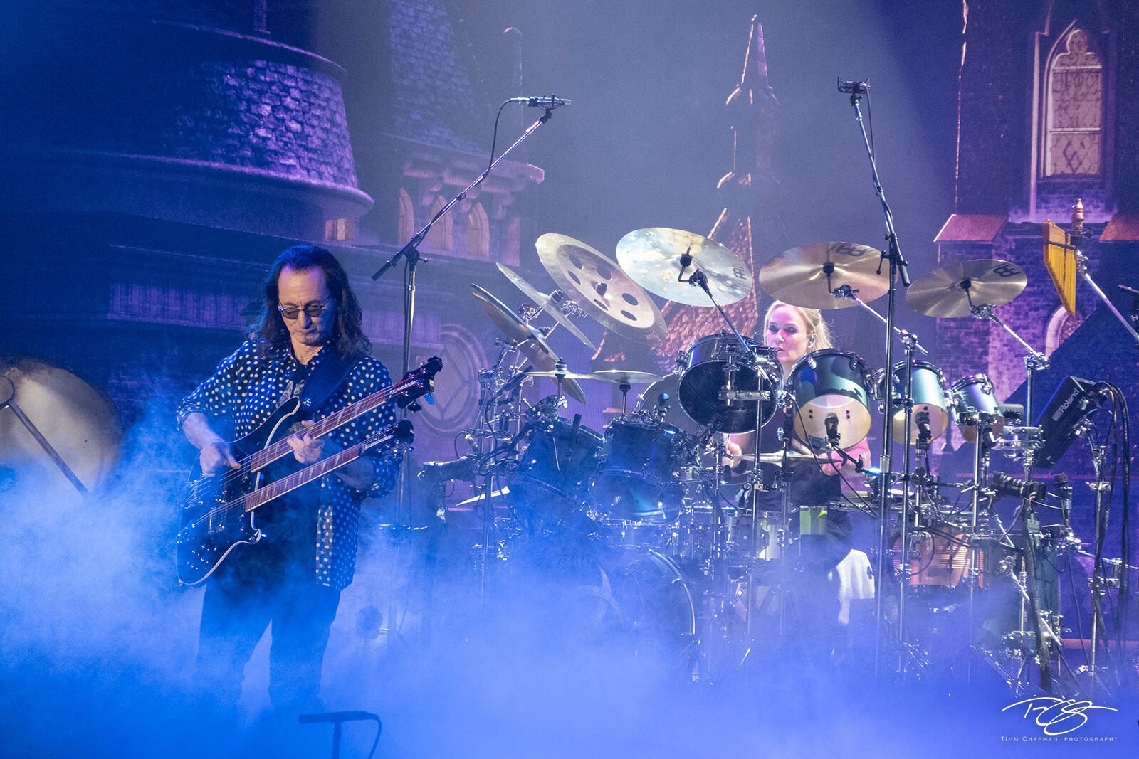 Geddy and the New Guy Geddy Lee & new drummer Anika Nilles announce Rush's resurrection by performing Xanadu on the opening night of the '50 Something...